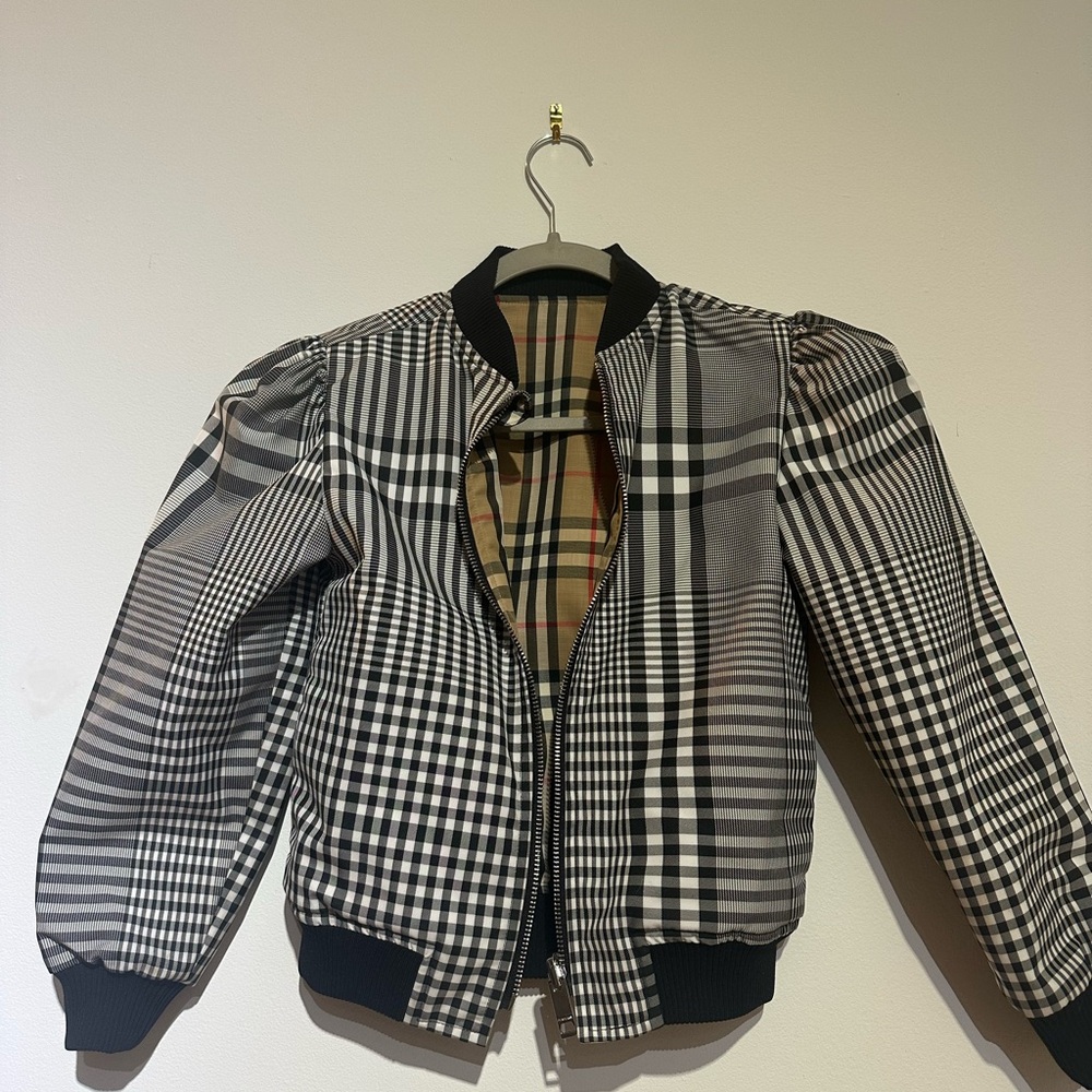 Burberry Bomber Jacket Reversible NWOT